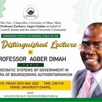 distinguished lecture