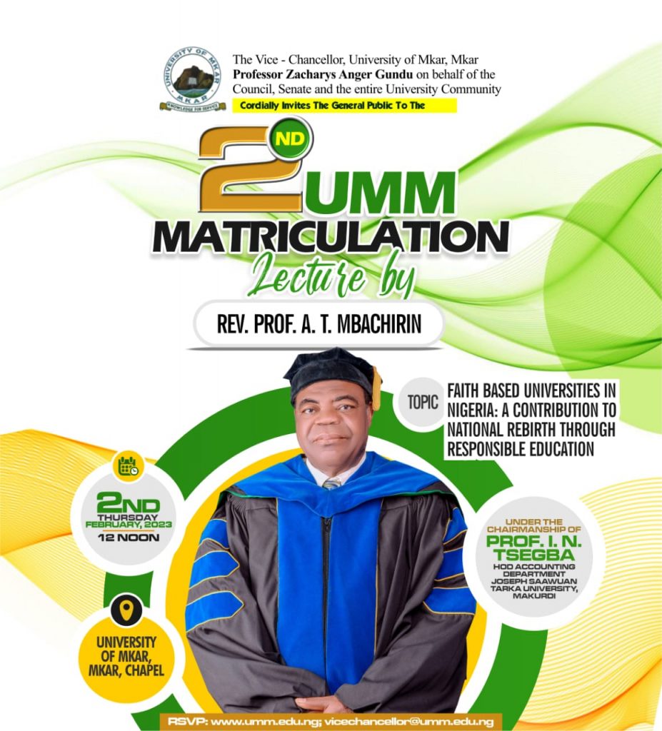 2nd matriculation lecture UMM 2023